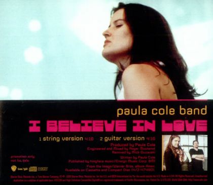 Paula Cole Band I Believe In Love album cover