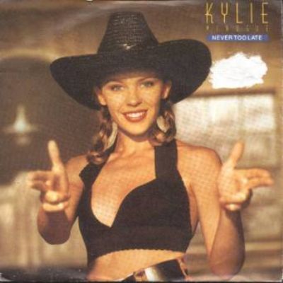 Kylie Minogue Never Too Late album cover
