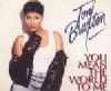 Toni Braxton You Mean The World To Me album cover